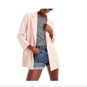 J.Crew Sophie Open-Front Sweater Blake - light pink/ rose color